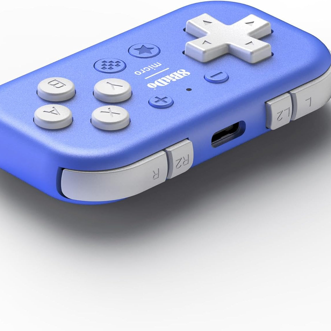 Nargos 8Bitdo Zero 2 Bluetooth Key Chain Sized Mini Controller for Nintendo Switch, Windows, Android and macOS (Yellow Edition)