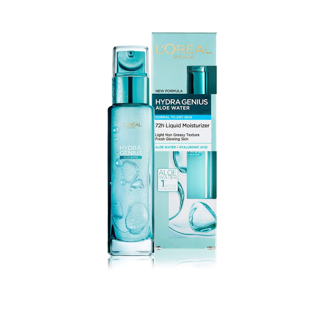 L'Oreal Paris Hydra Genius Hyaluronic Acid Moisturizer for Normal to dry Skin, 70 ml
