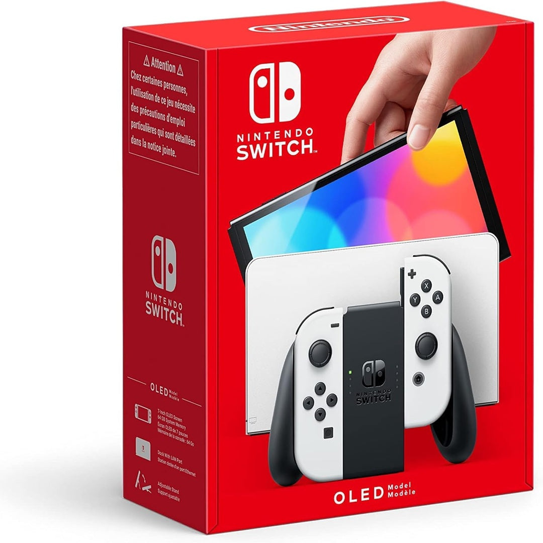 Nintendo Switch (OLED Model) - White Joy Con (International version)