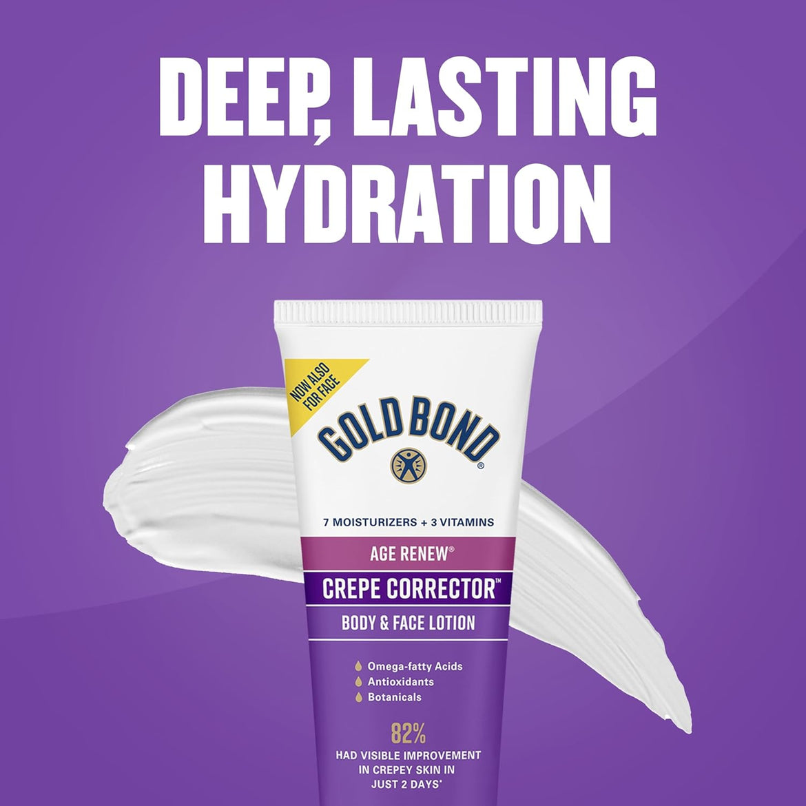 Gold Bond Age Renew Crepe Corrector Body Lotion, Replenishing & Smoothing Formula, 14 oz.