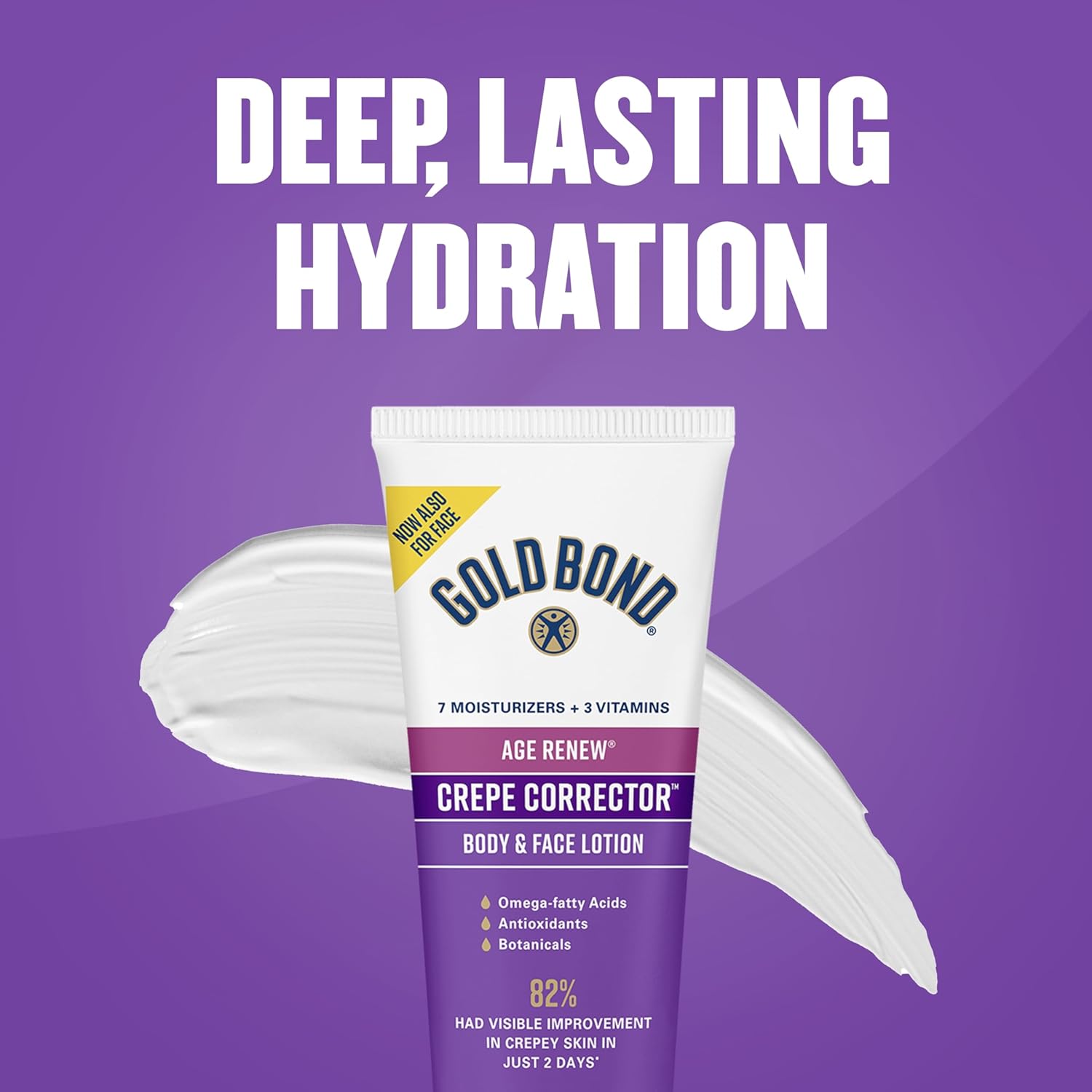 Gold Bond Age Renew Crepe Corrector Body Lotion, Replenishing & Smoothing Formula, 14 oz.