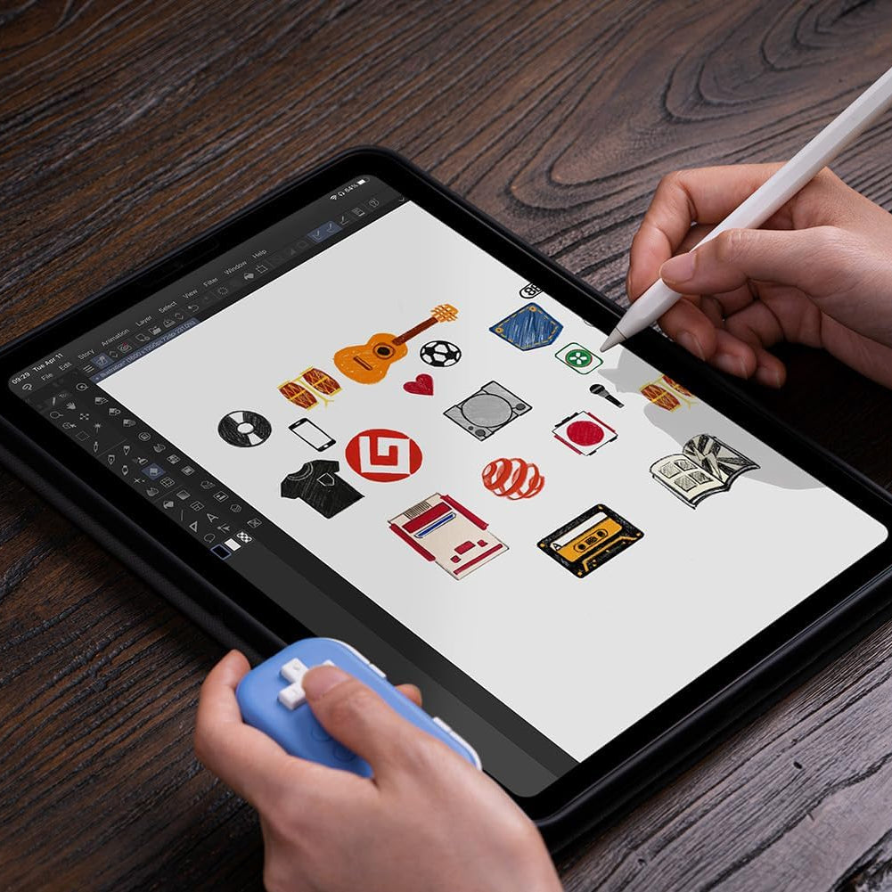 Nargos 8Bitdo Zero 2 Bluetooth Key Chain Sized Mini Controller for Nintendo Switch, Windows, Android and macOS (Yellow Edition)