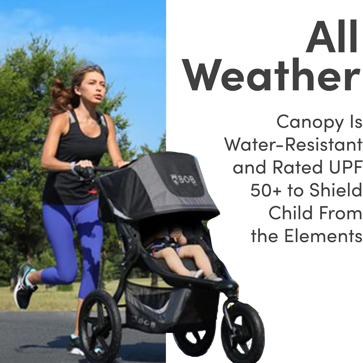 BOB Gear Revolution Flex 3.0 Jogging Stroller, Graphite Black