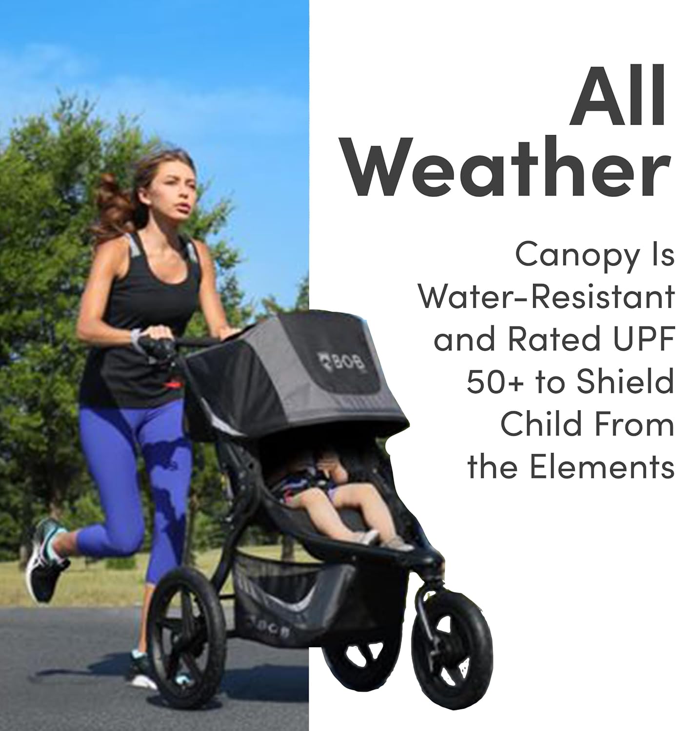 BOB Gear Revolution Flex 3.0 Jogging Stroller, Graphite Black