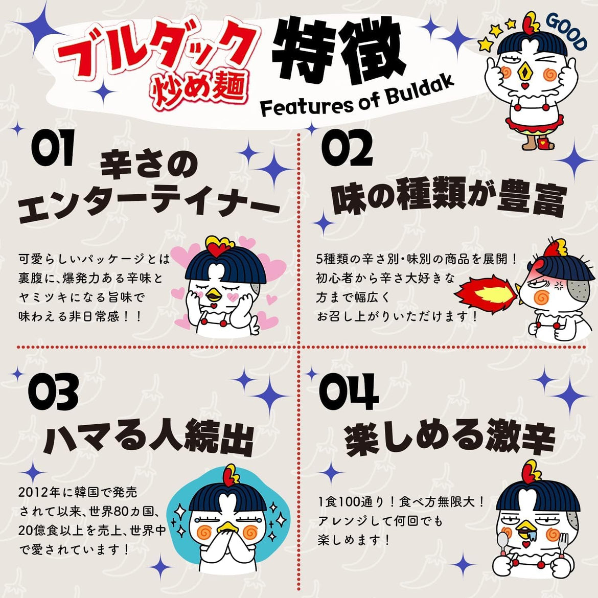 Samyang hot spicy original flavor Black Korean Ramen [noodles] Chicken Roasted Noodles,- 5 PACK