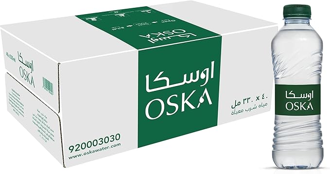 Oska Drinking Water, 330 ml - Pack of 40 - 40x330ml