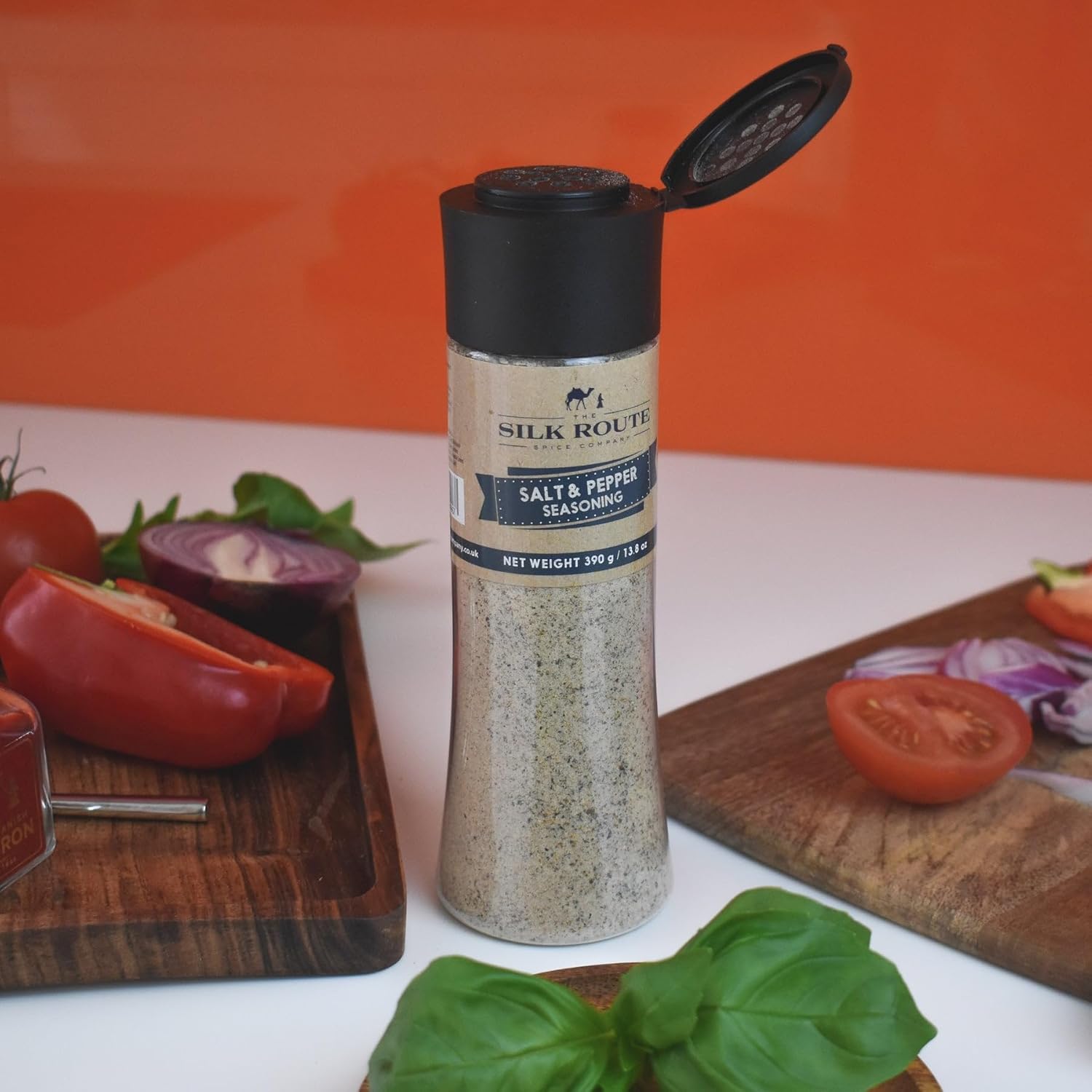 Silk Route Spice Company Salt and Pepper Giant Shaker - 390g/13.8oz