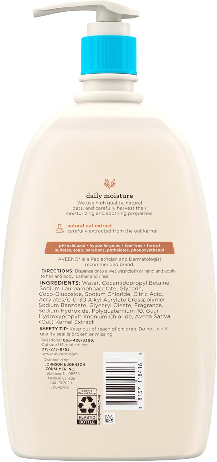 Aveeno Baby Gentle Wash 18 fl. Oz