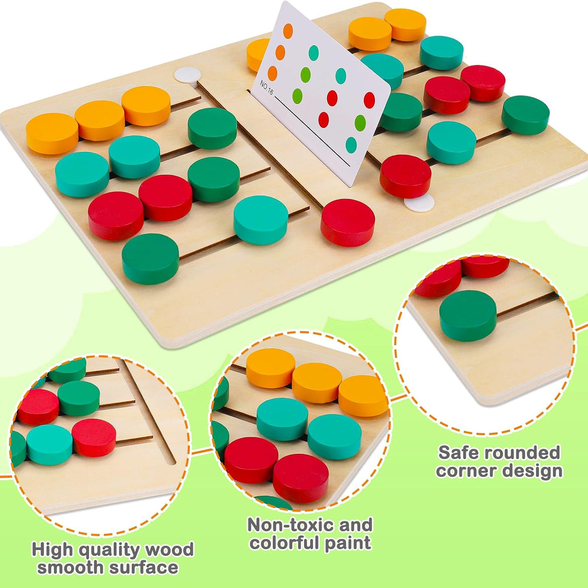 Color & Shape Matching Puzzle for Two-Player