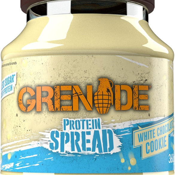 Grenade White Chocolate Cookie Vegetarian Protein Spread, 360 g Jar (Pack of 1)
