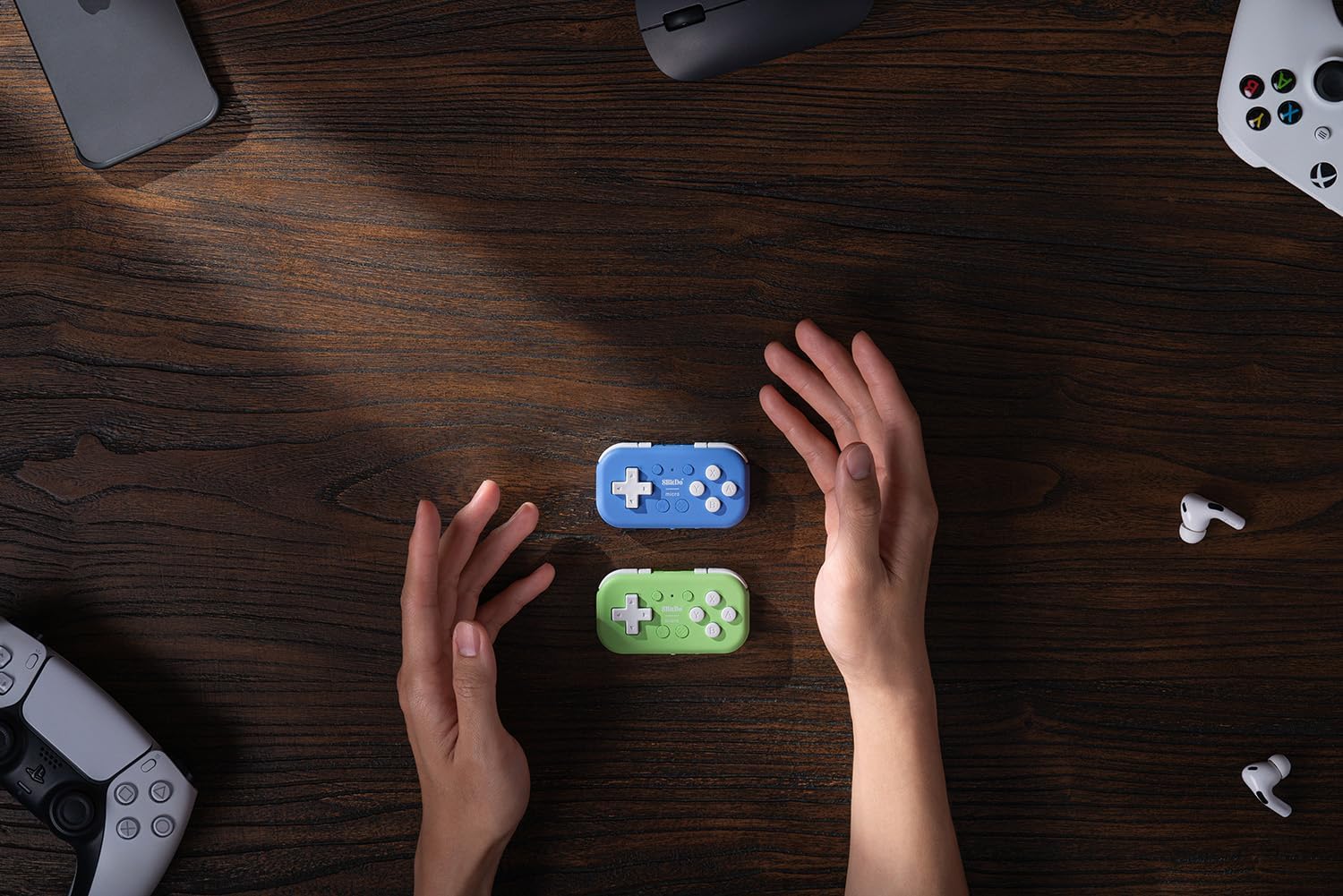 Nargos 8Bitdo Zero 2 Bluetooth Key Chain Sized Mini Controller for Nintendo Switch, Windows, Android and macOS (Yellow Edition)