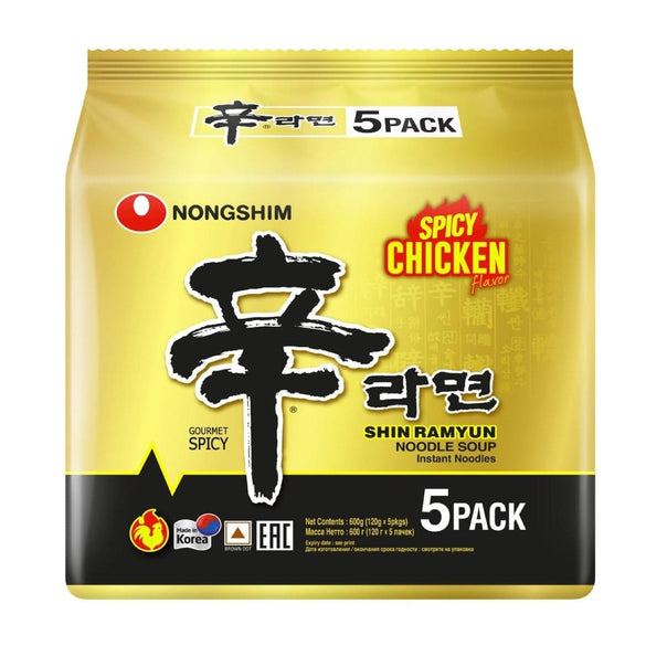 Nongshim Shin Ramyun Spicy Chicken, 140g