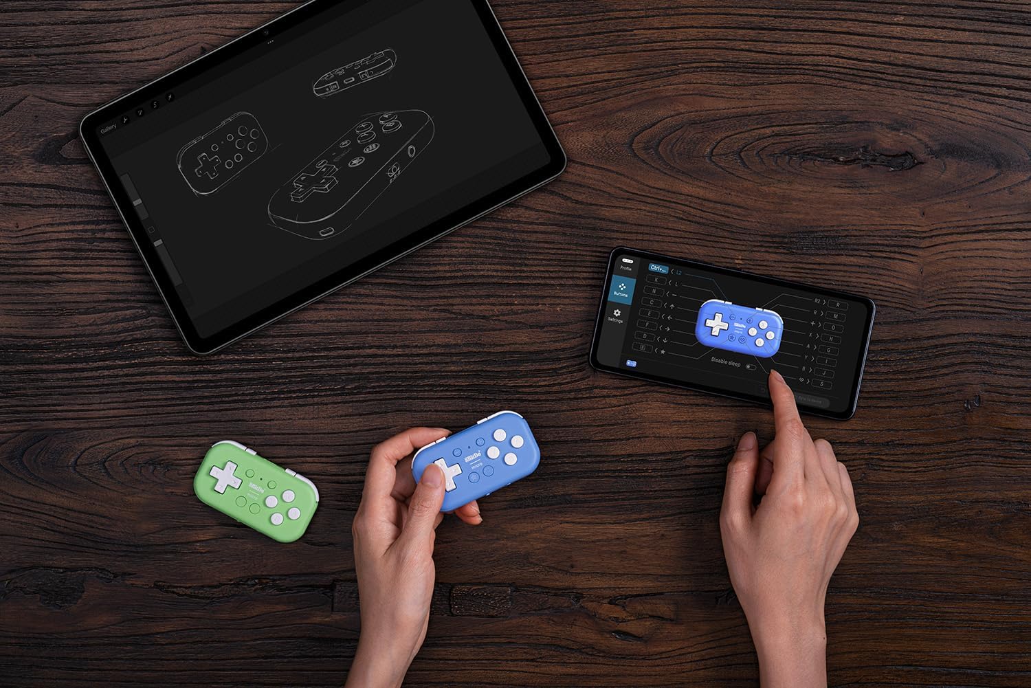 Nargos 8Bitdo Zero 2 Bluetooth Key Chain Sized Mini Controller for Nintendo Switch, Windows, Android and macOS (Yellow Edition)