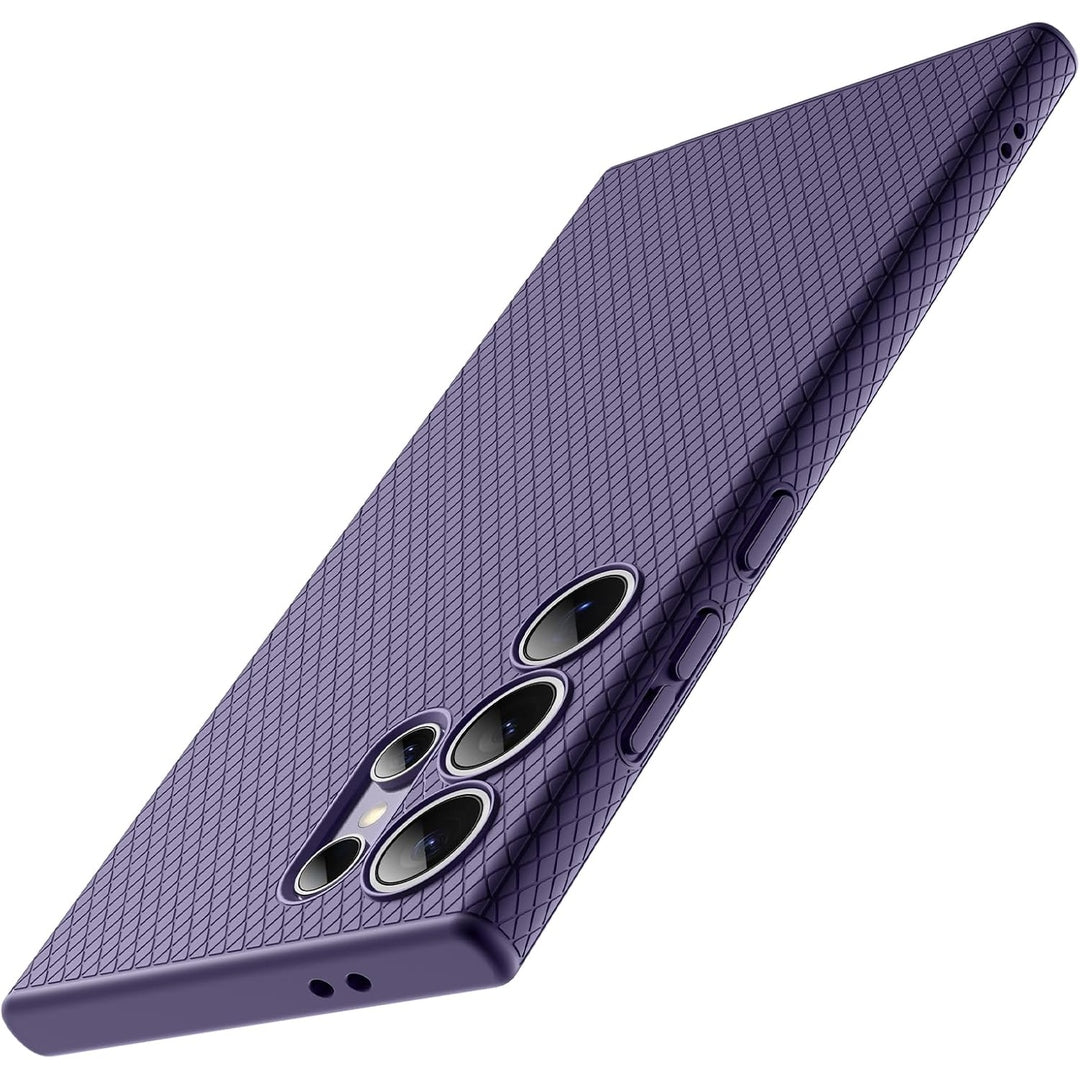 JETech Grip Case for Samsung Galaxy S24 Plus / S24+, Soft TPU Slim Fit Protective Phone Cover with Camera Lens Full Protection, Shockproof (Onyx Black)