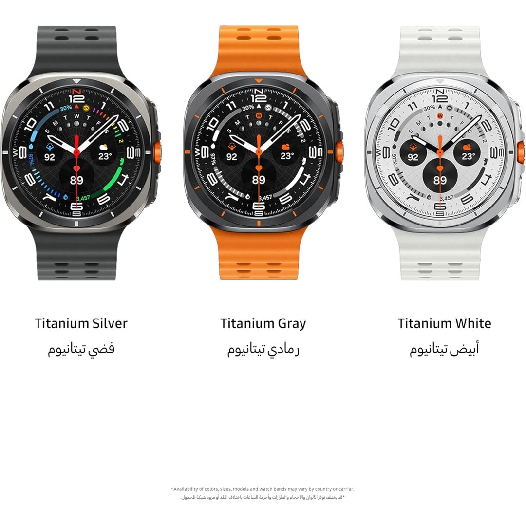 SAMSUNG Galaxy Watch Ultra Smartwatch, Titanium Gray, 47mm, LTE, Health Monitoring, Fitness Tracker, UAE Version