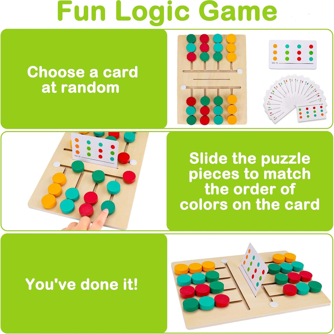 Color & Shape Matching Puzzle for Two-Player