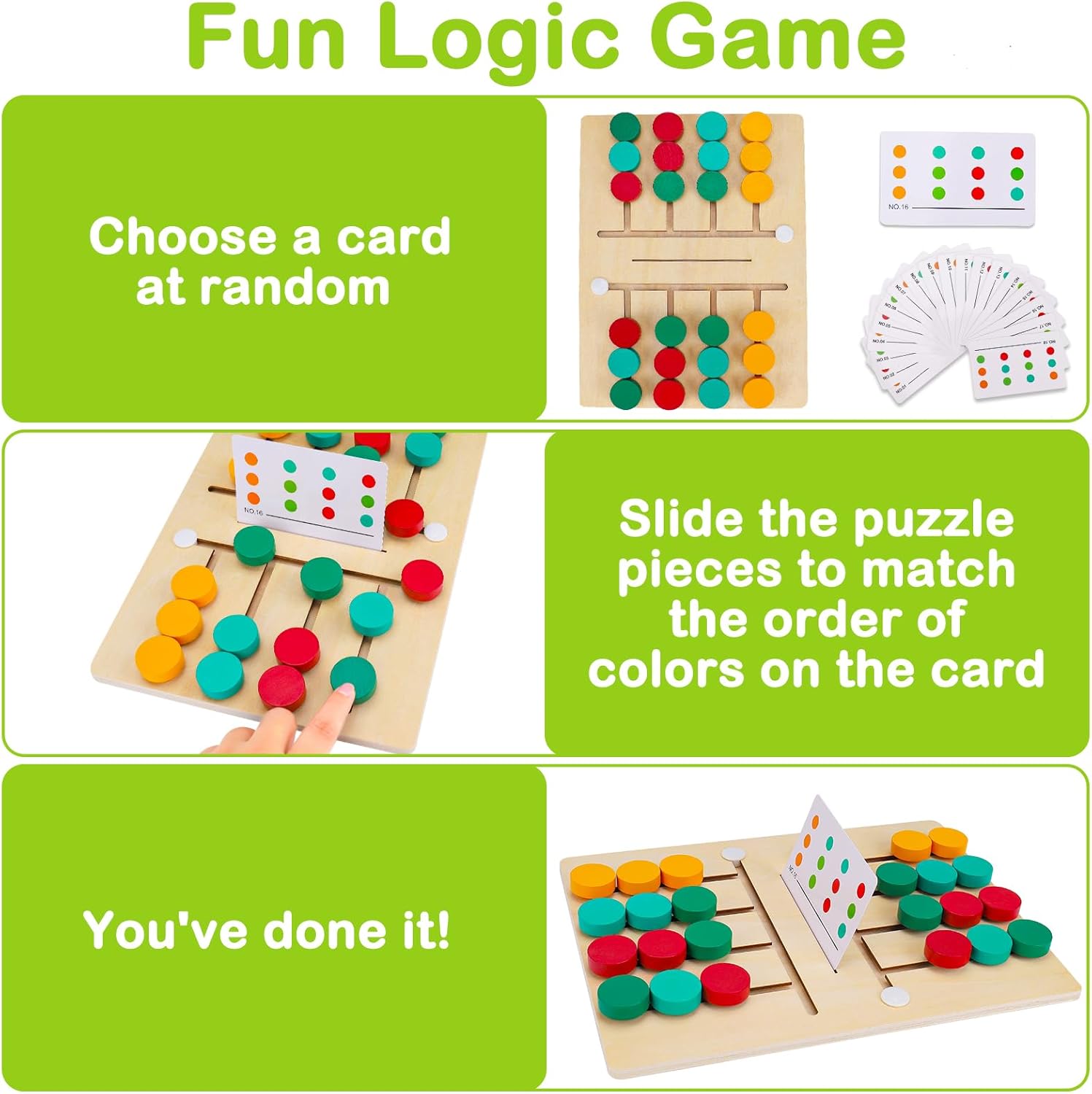 Color & Shape Matching Puzzle for Two-Player
