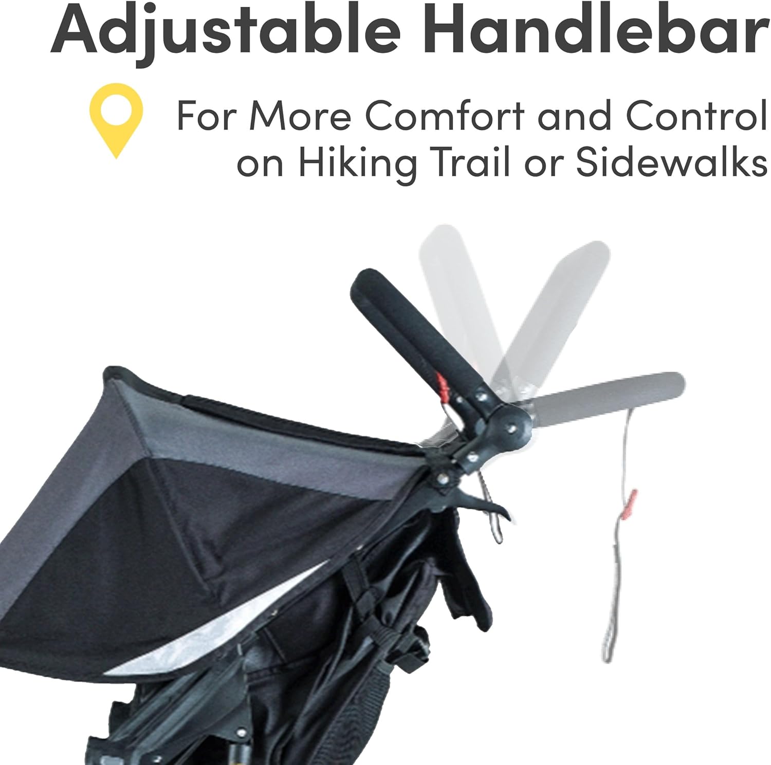 BOB Gear Revolution Flex 3.0 Jogging Stroller, Graphite Black