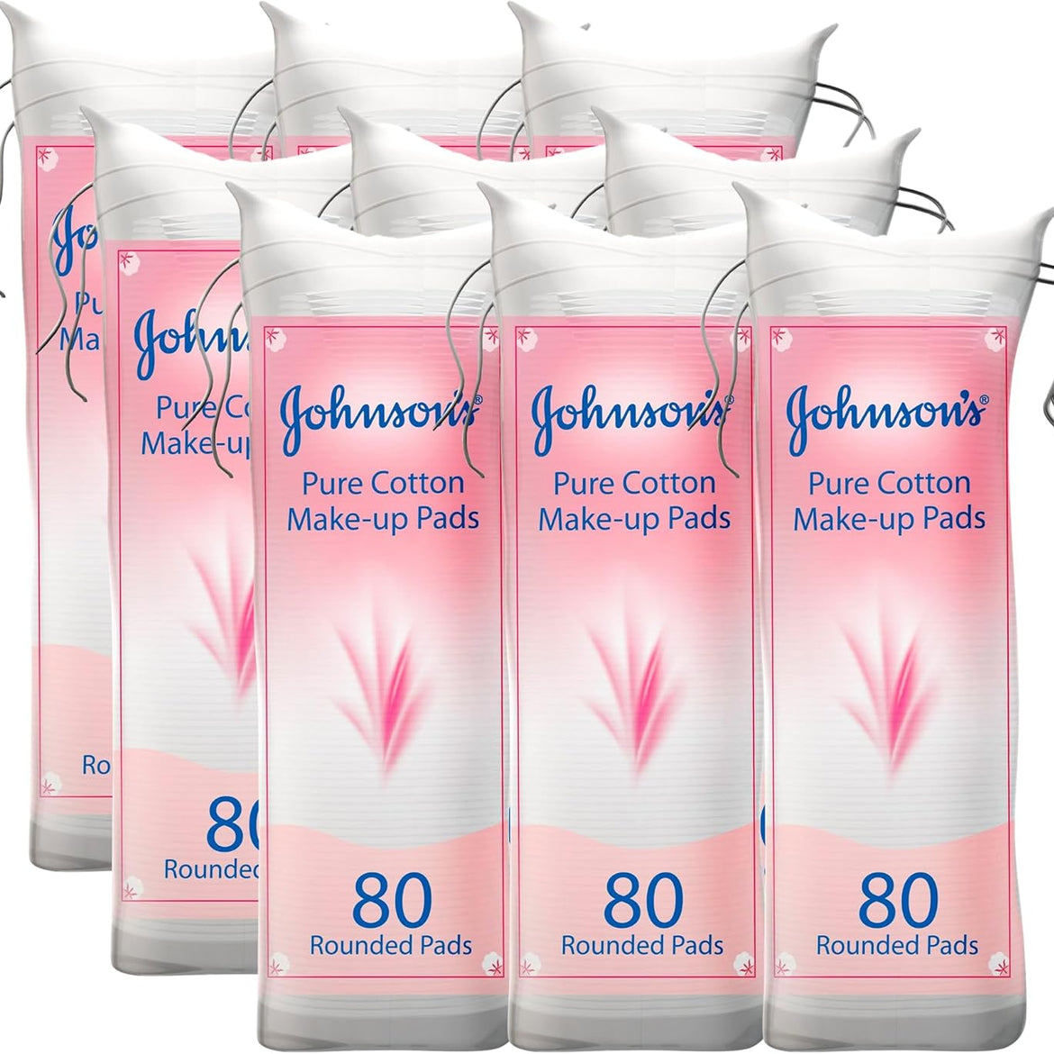 Johnson & Johnson Adult Makeup Remover Pads Pack of 3 x 80