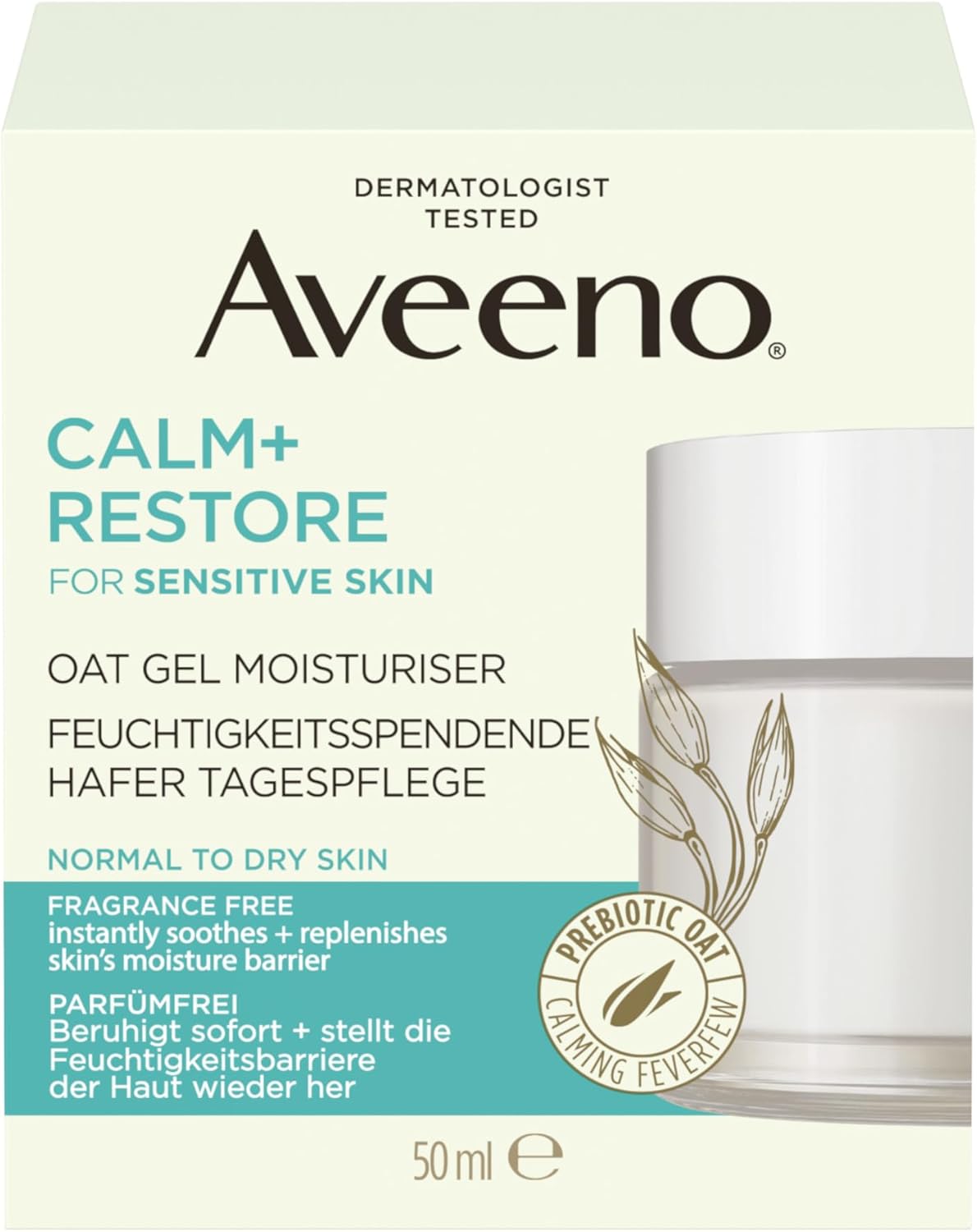 Aveeno CALM+RESTORE Re-Hydrating Oat Night Cream (50 ml)