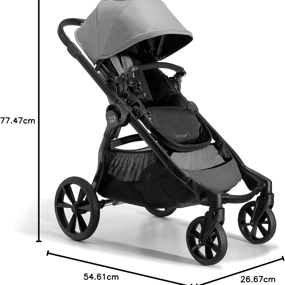 Baby Jogger® City Select® 2 Single-to-Double Modular Stroller, Pike