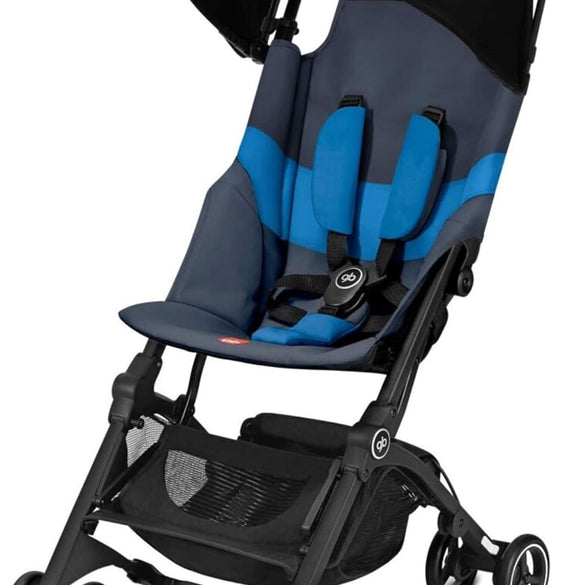 gb Pockit+ All City, Ultra Compact Lightweight Travel Stroller with Front Wheel Suspension