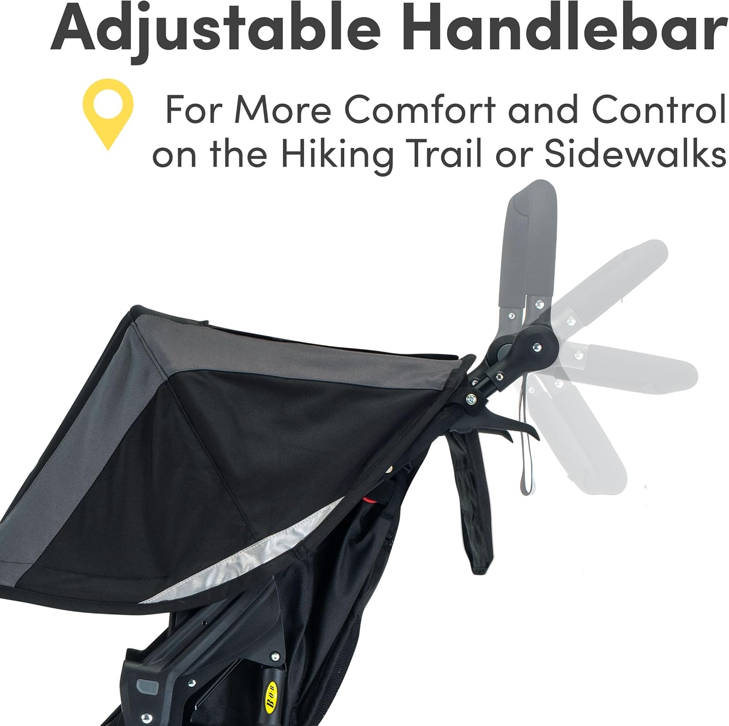 BOB Gear Revolution Flex 3.0 Jogging Stroller, Graphite Black