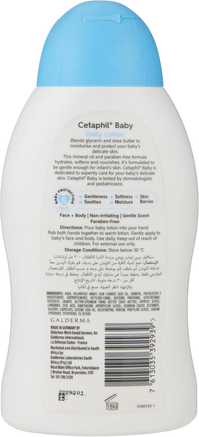 Cetaphil Baby Daily Lotion with Shea Butter for Children 300ml