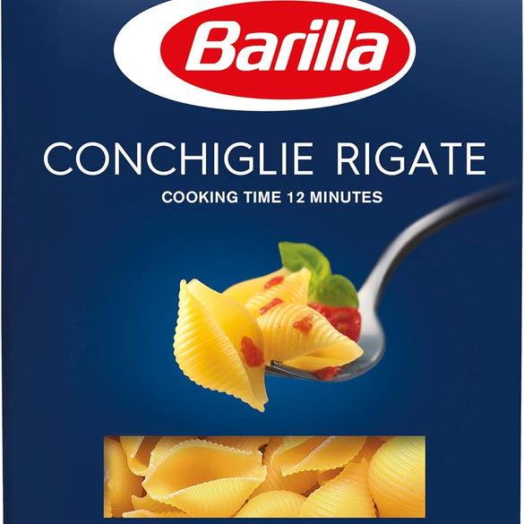Barilla Conchiglie Rigate Pasta, 500 gm