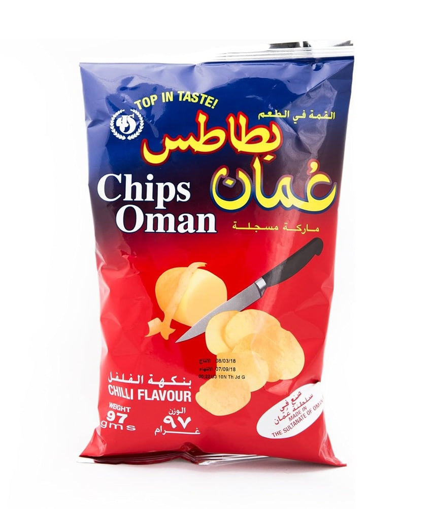 Chips Oman Potato Chips Chilli Flavor