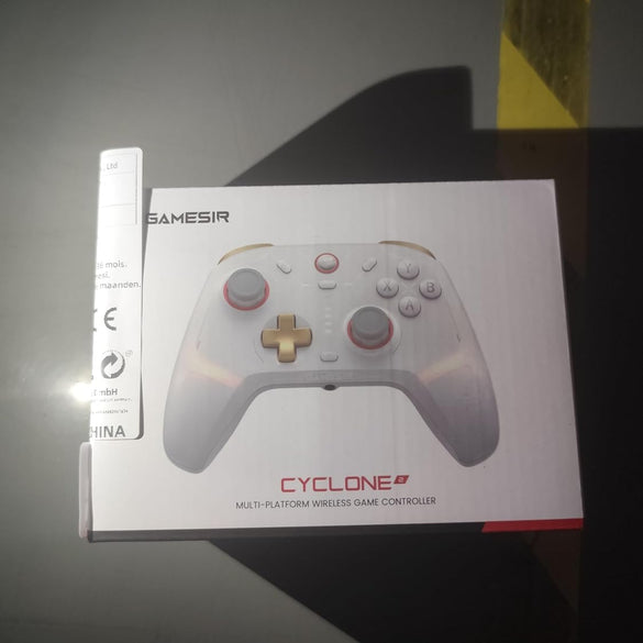 GameSir Cyclone 2 Multiplatform Wireless Controller- TMR Electromagnetic Joysticks&Hall Effect Switch triggers,6-axis Gyro Gaming Controller for Switch/PC/iOS/Android/Steam (Shadow Black Bundle)