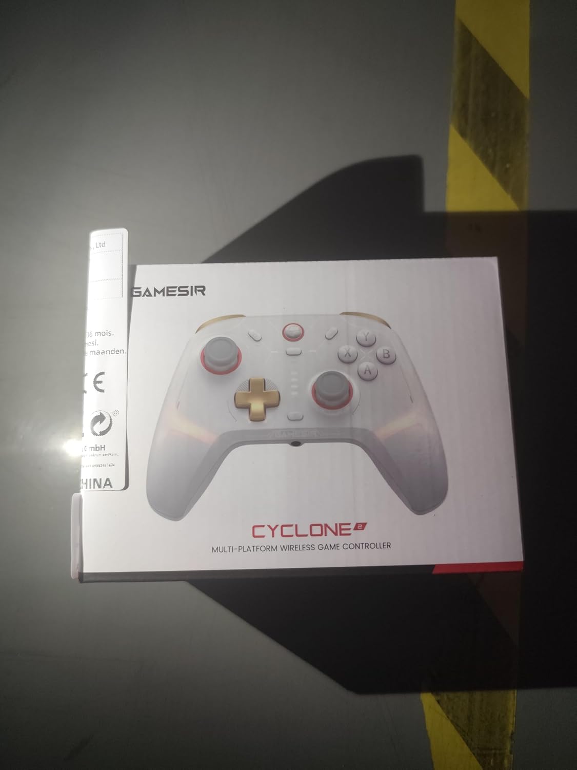 GameSir Cyclone 2 Multiplatform Wireless Controller- TMR Electromagnetic Joysticks&Hall Effect Switch triggers,6-axis Gyro Gaming Controller for Switch/PC/iOS/Android/Steam (Shadow Black Bundle)