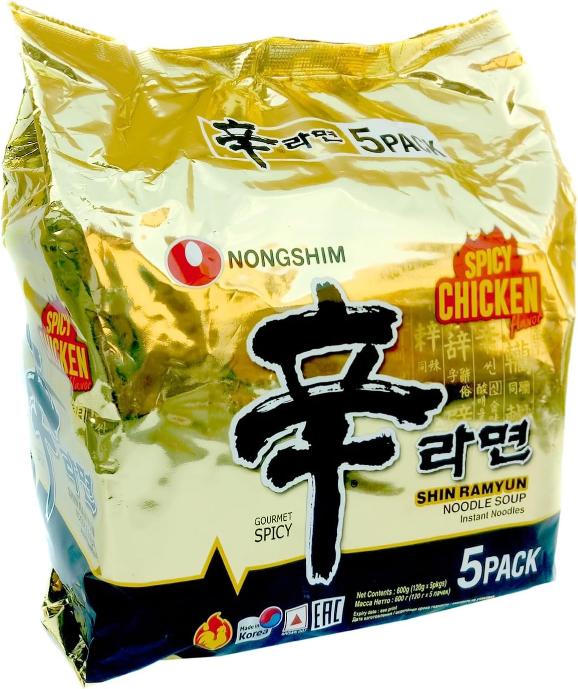 Nongshim Shin Ramyun Spicy Chicken, 140g
