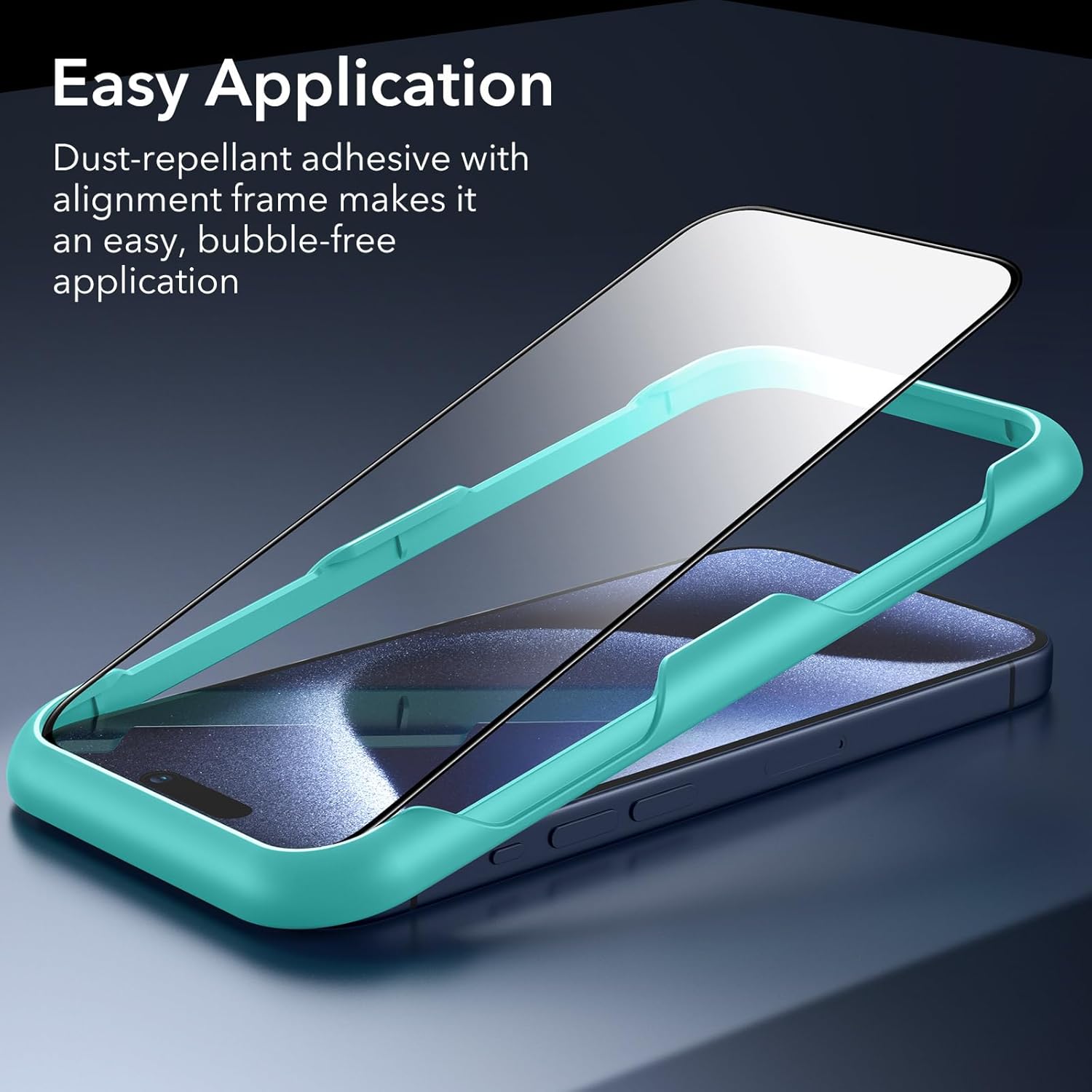 ESR 3 Pack for iPhone 17 Pro Max Screen Protectors, High Clarity, 9H Hardness Scratch Resistant, Military-Grade Tempered Glass, Shatterproof, Screen Guard with Easy Installation Tool