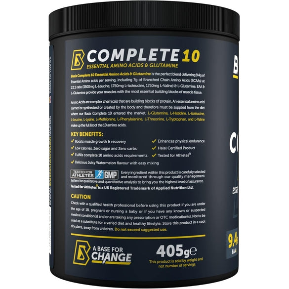 Basix Complete 10 30 Servings Juicy Watermelon 405 G