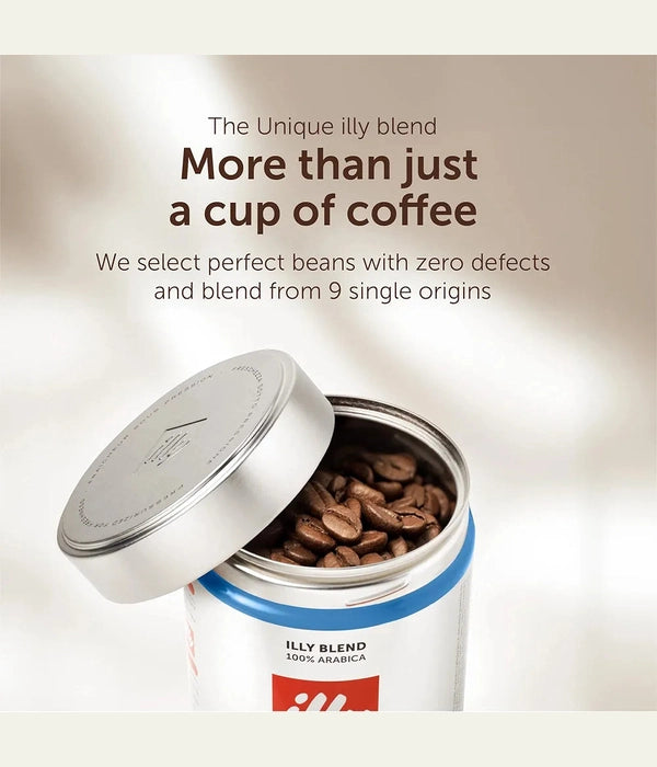 illy Coffee Beans - Decaffeinated, 250 gms