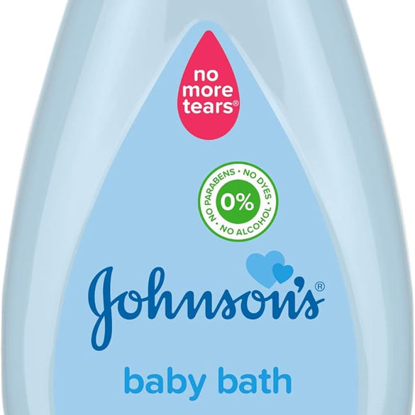 Johnson's Baby Bath, no more tears formula, specially developed to gently cleanse your baby’s delicate skin without drying it, 500ml (Packaging may vary)