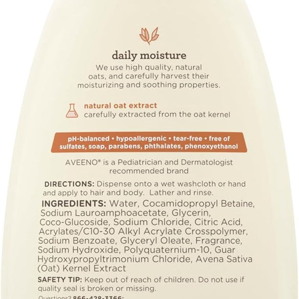 Aveeno Baby Gentle Wash 18 fl. Oz