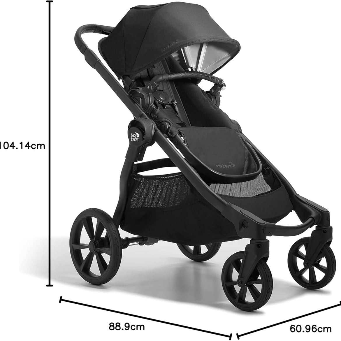 Baby Jogger® City Select® 2 Single-to-Double Modular Stroller, Pike