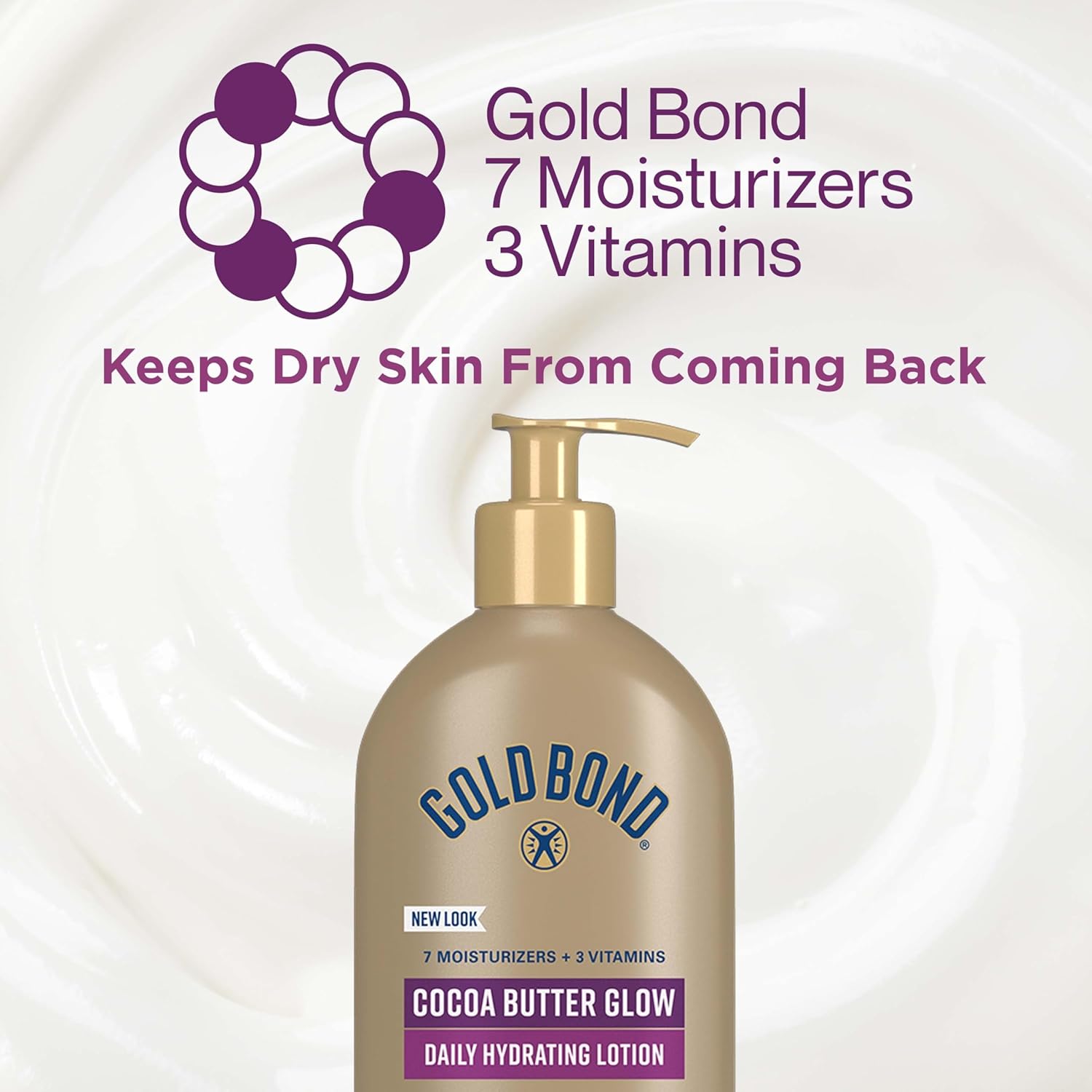 Gold Bond Ultimate Radiance Renewal Hydrating Lotion for Visibly Dry Skin, Family Size 14 oz.