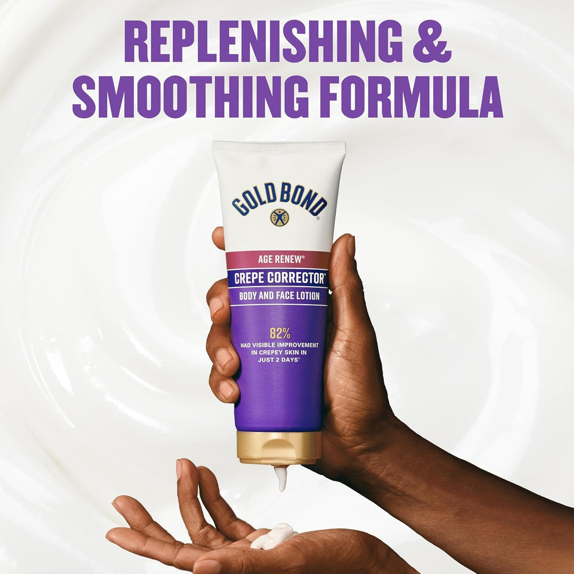 Gold Bond Age Renew Crepe Corrector Body Lotion, Replenishing & Smoothing Formula, 14 oz.