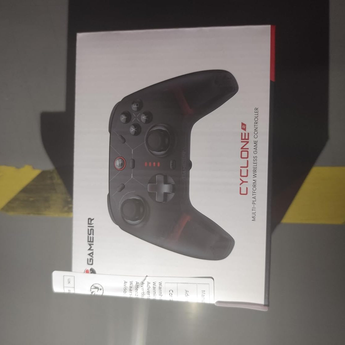 GameSir Cyclone 2 Multiplatform Wireless Controller- TMR Electromagnetic Joysticks&Hall Effect Switch triggers,6-axis Gyro Gaming Controller for Switch/PC/iOS/Android/Steam (Shadow Black Bundle)