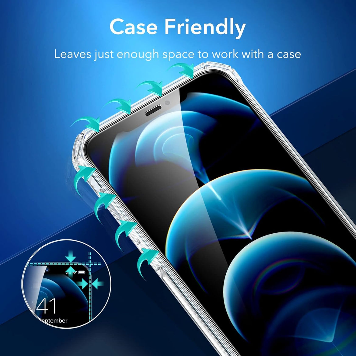 ESR 3 Pack for iPhone 17 Pro Max Screen Protectors, High Clarity, 9H Hardness Scratch Resistant, Military-Grade Tempered Glass, Shatterproof, Screen Guard with Easy Installation Tool