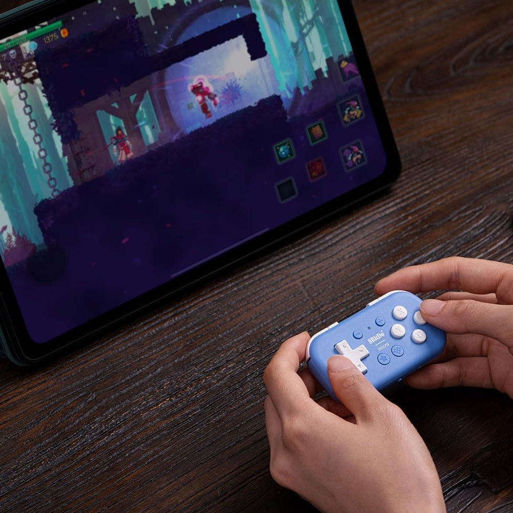 Nargos 8Bitdo Zero 2 Bluetooth Key Chain Sized Mini Controller for Nintendo Switch, Windows, Android and macOS (Yellow Edition)