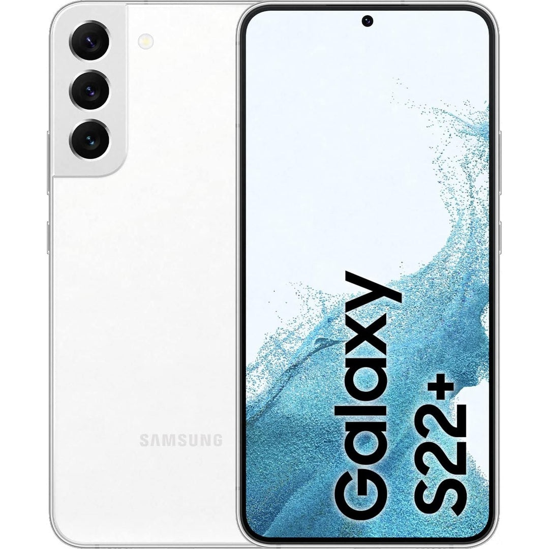 Samsung Galaxy S22+ 5G | Dual SIM Smartphone | KSA Version | Phantom White | 256GB