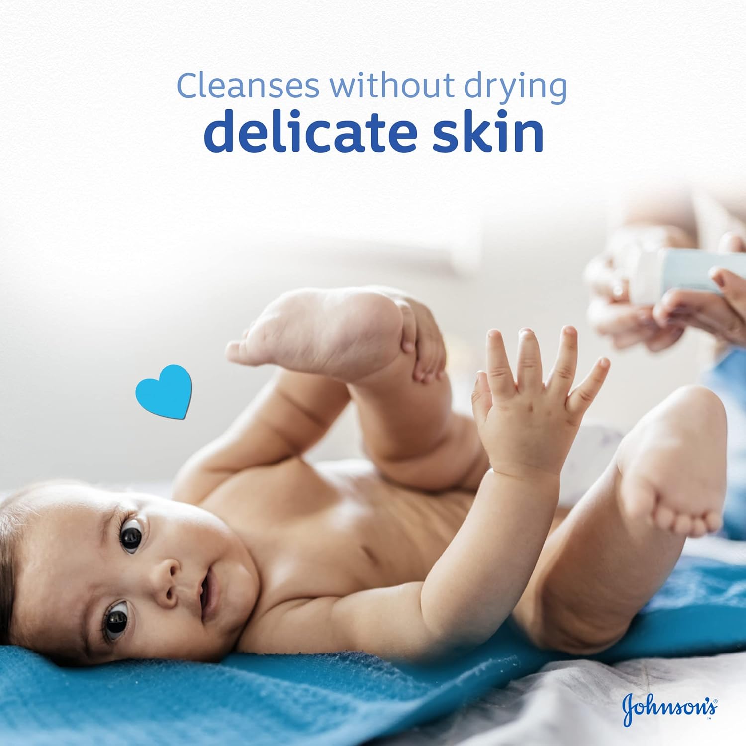 Johnson's Baby Bath, no more tears formula, specially developed to gently cleanse your baby’s delicate skin without drying it, 500ml (Packaging may vary)