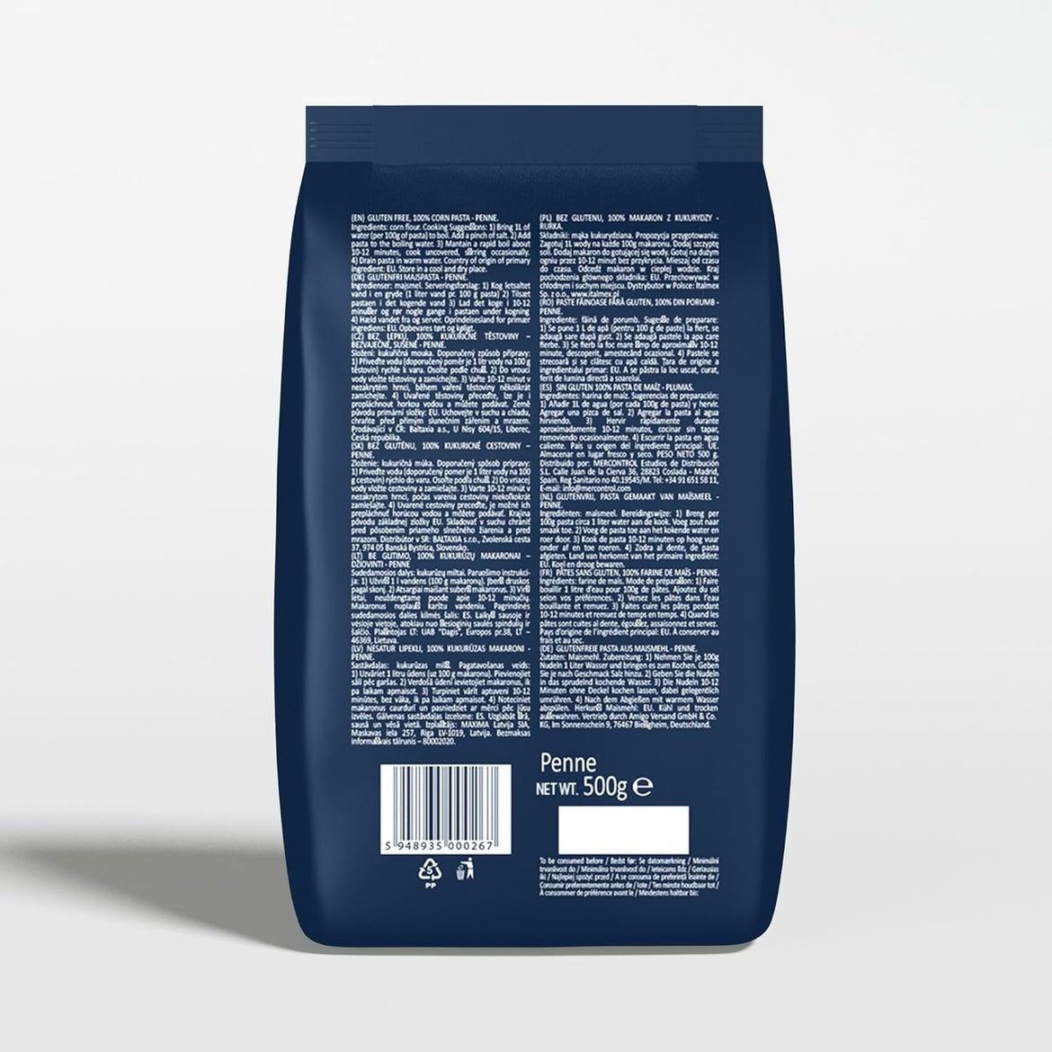 Sam Mills Pasta Doro Penne, 500 g, Multicolour