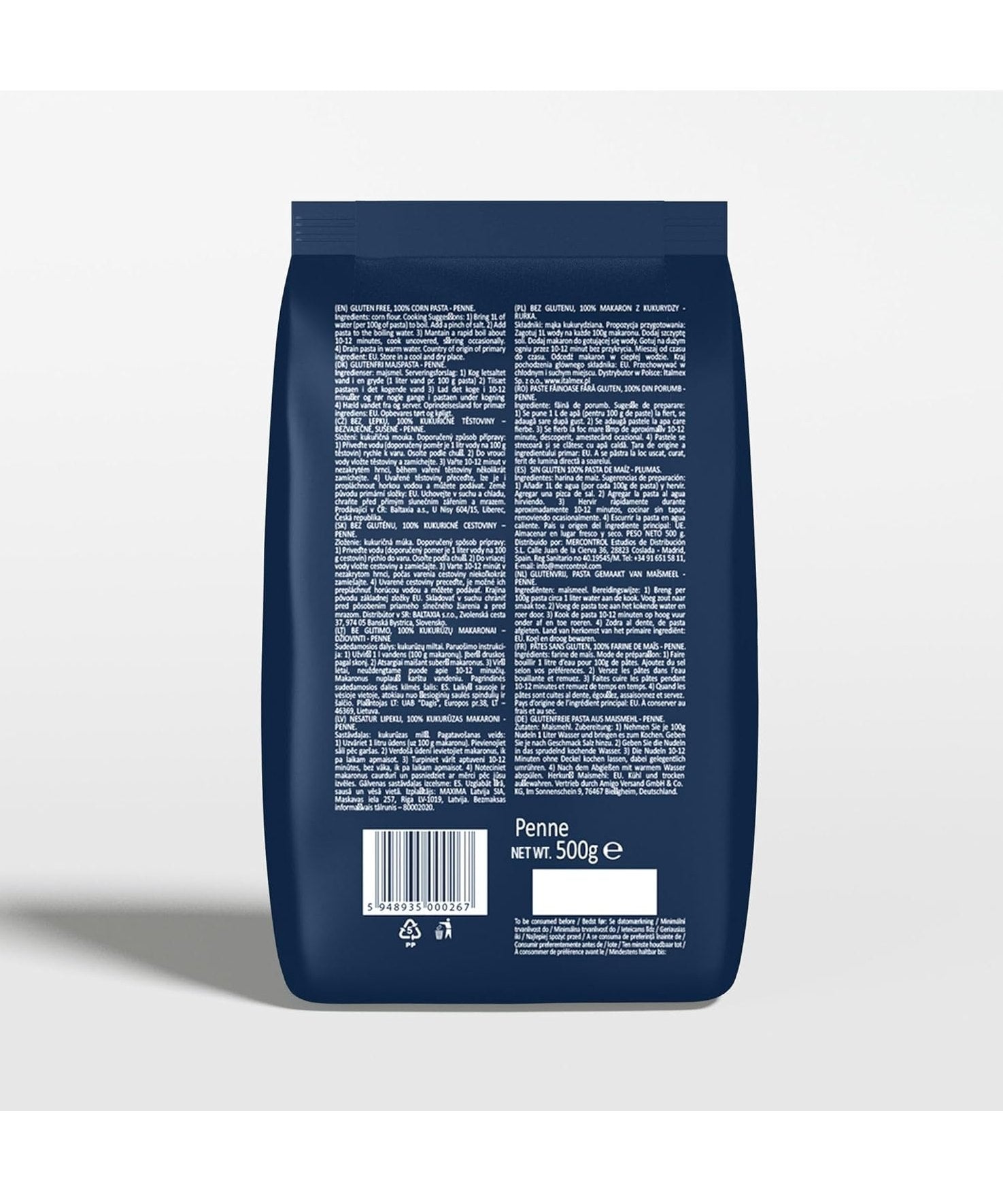 Sam Mills Pasta Doro Penne, 500 g, Multicolour