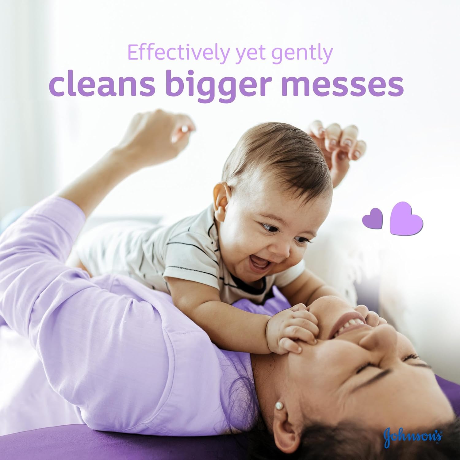 Johnson's Baby Ultimate Clean, 3X4X48, 576 Baby Wet Wipes