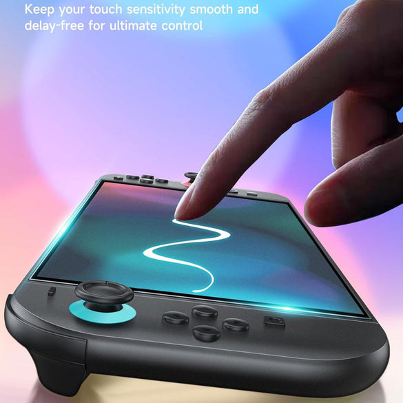 JSAUX 3-Pack Screen Protector for Nintendo Switch 2, Ultra HD Glass Protector 9H Hardness Easy to Install with Guiding Frame Scratch Resistant Tempered Glass